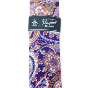 Original Penguin Paisley Skinny Tie